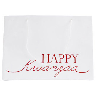 Happy Kwanzaa Large Gift Bag