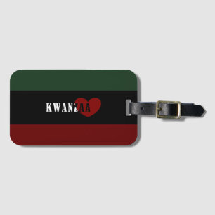 Happy Kwanzaa Luggage Tag
