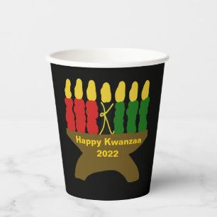 Happy Kwanzaa Paper Cups