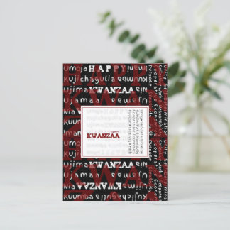 Happy Kwanzaa Postcard