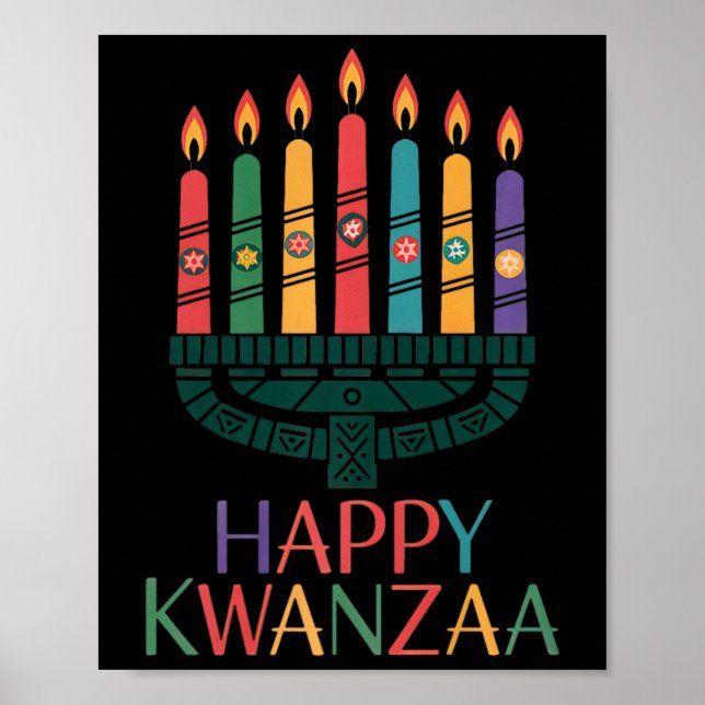 Happy Kwanzaa Premium  Poster (Front)