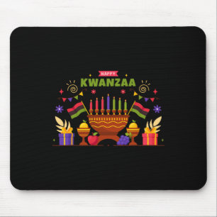 Happy Kwanzaa Seven Principles Of Kwanzaa Kinara M Mouse Pad