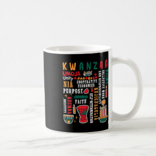 Happy Kwanzaa Seven Principles Of Kwanzaa Men Wome Coffee Mug