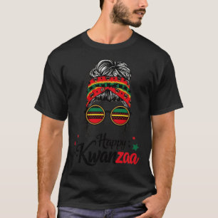 Happy Kwanzaa Seven Principles Of Kwanzaa Messy Bu T-Shirt