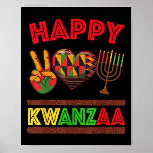 Happy Kwanzaa Seven Principles Of Kwanzaa Women 10 Poster