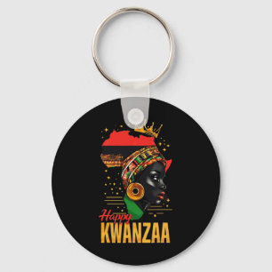 Happy Kwanzaa Seven Principles Of Kwanzaa Women 16 Key Ring