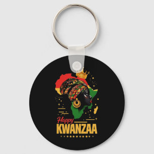 Happy Kwanzaa Seven Principles Of Kwanzaa Women 18 Key Ring