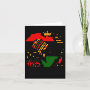 Happy Kwanzaa Seven Principles Of Kwanzaa Women 19 Card