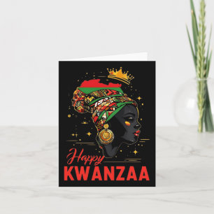 Happy Kwanzaa Seven Principles Of Kwanzaa Women 1  Card