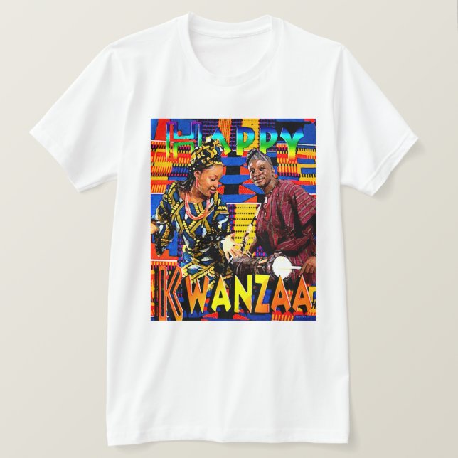 Happy Kwanzaa T-Shirt (Design Front)