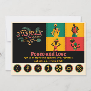 Happy Kwanzaa Together In Spirit 2020 Do Over Holiday Card