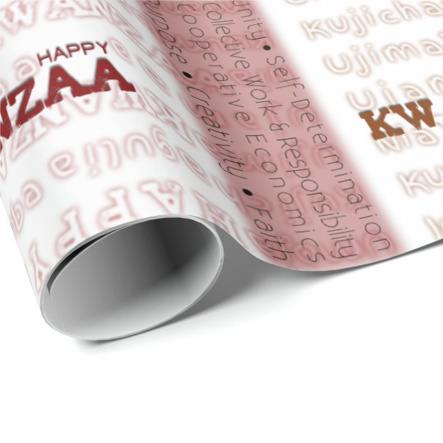 Happy Kwanzaa Wrapping Paper (Roll Corner)