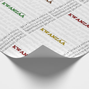 Happy Kwanzaa Wrapping Paper