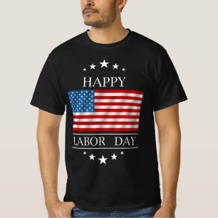 Happy Labor Day 2023 American Flag Labor Day T-Shirt