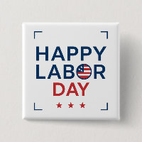 Happy Labor Day Modern Patriotic