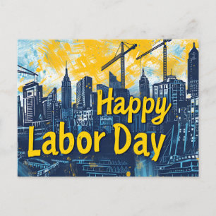 Happy Labor Day Postcard