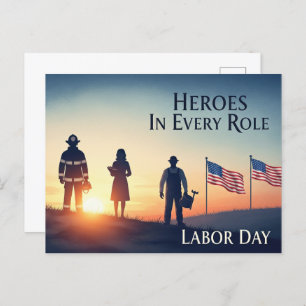 Happy Labor Day Postcard