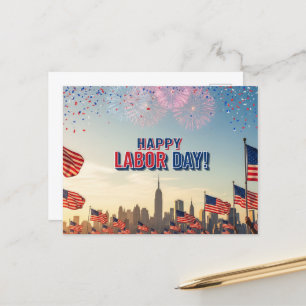 Happy Labor Day Postcard