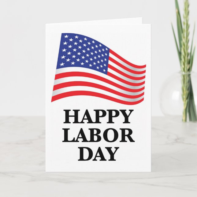 Happy Labour Day Card (Front)