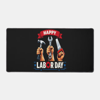 Happy Labour-day Desk Mat