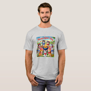Happy Labour Day Kittens T-shirt