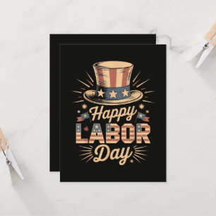 Happy Labour Day Patriotic Celebration Invitation