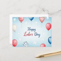  Happy Labour Day Postcard