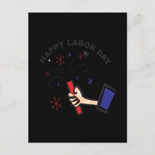 Happy Labour Day Postcard (Front)