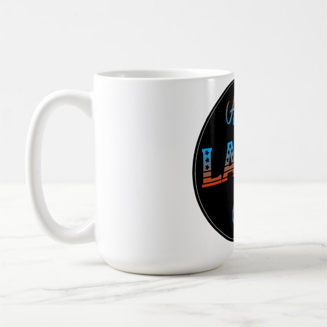 Happy Labour Day Sign Mug (Left)