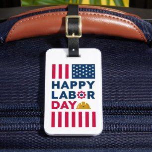 Happy Labour Day, United States Luggage Tag