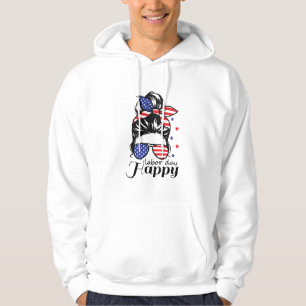 Happy Labour Day US flag Hoodie