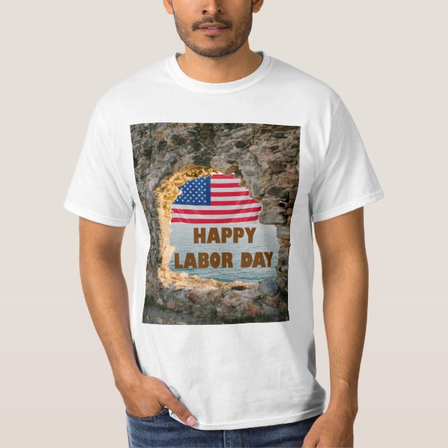 Happy labour day usa T-Shirt (Front)