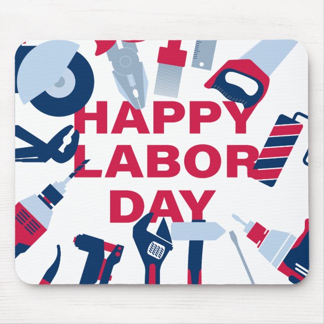 Happy labour day Weekend Mouse Pad (Front)