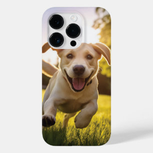 Happy Labrador Puppy Running  Case-Mate iPhone 14 Pro Case