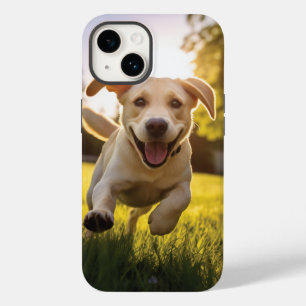 Happy Labrador Puppy Running Case-Mate iPhone 14 Case