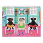 Happy Labradors Fun Life Calendar