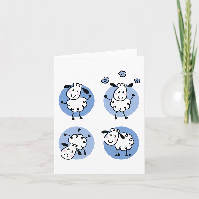 Happy Lambs Greeting Card (Creator Uploaded)