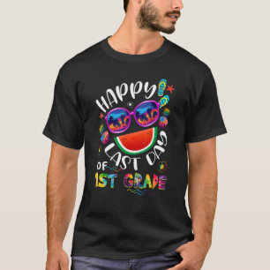 Happy Last Day 1st Grade Teacher Student Summer Gr T-Shirt