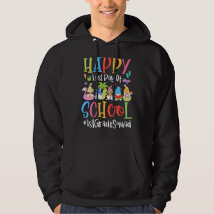 Happy Last Day Of 1st Grade Squad Teacher Gnome Su Hoodie