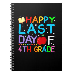 Happy Last Day Of 5th Grade Graduation Notebook