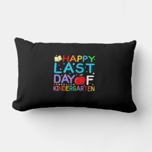 Happy Last Day Of Kindergarten Graduation Lumbar Cushion