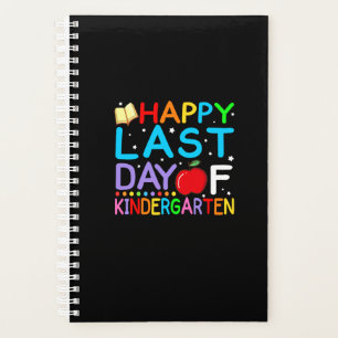 Happy Last Day Of Kindergarten Graduation Planner