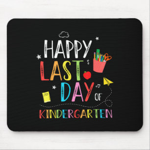 Happy Last Day Of Kindergarten Hello Summer Gradua Mouse Pad