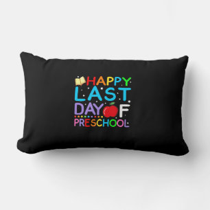 Happy Last Day Of Preschool Graduation Lumbar Cushion