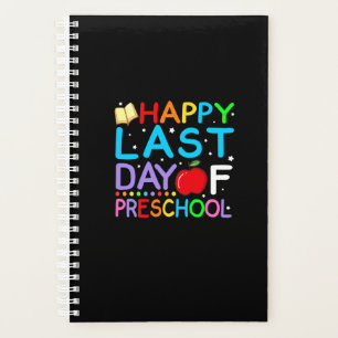 Happy Last Day Of Preschool Graduation Planner