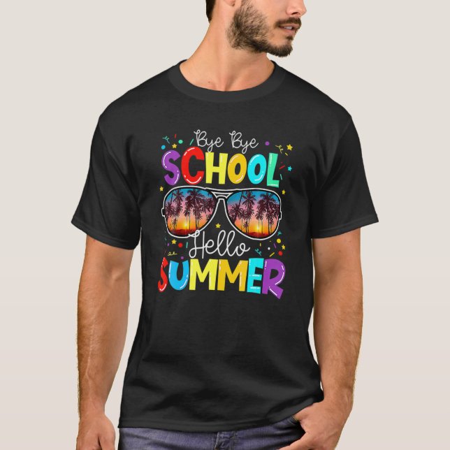 Happy Last Day Of School 2Nd Grade Teacher Summer T-Shirt (Front)