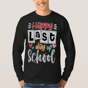Happy Last Day Of School Bus Driver Life Summer T-Shirt