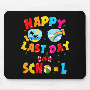 Happy Last Day Of School Hawaii Summer Vacation Mouse Pad