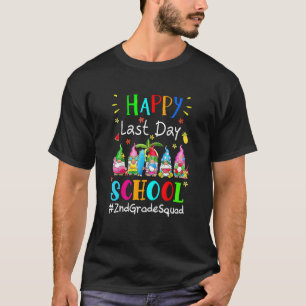 Happy Last Day Of School Hello Summer 2nd Grade Te T-Shirt