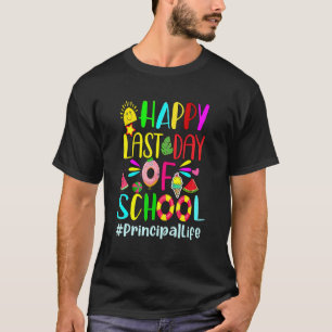 Happy Last Day Of School Hello Summer Principal T-Shirt